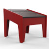 360Five Designs Midway Ottoman Red