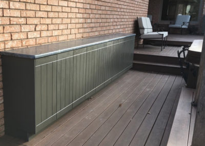 Open Air Cabinetry - Cape Cod in Moss Gray