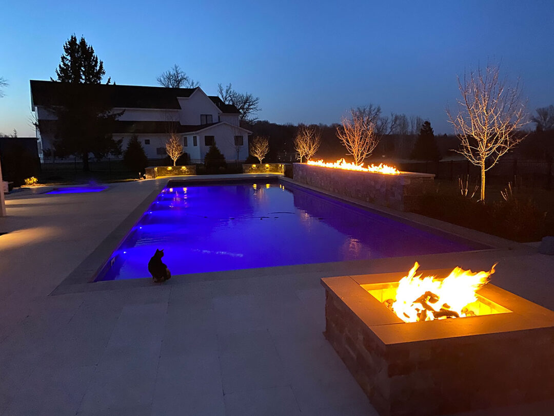 Pool-and-Spa-at-night-with-outdoor-lighting-in-Orono-Minnesota