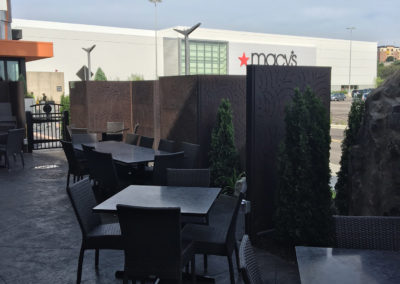 Outdeco Panels installed at Redstone Grill
